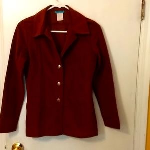 Ladies blouse chocolate brown size small